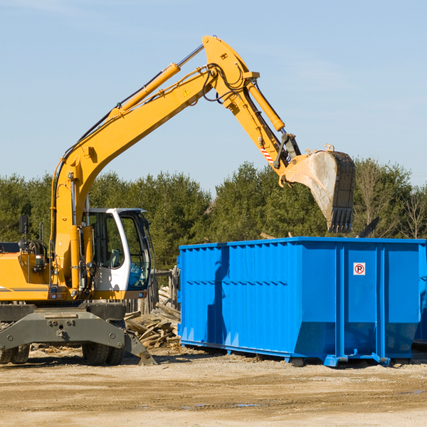 can i choose the location where the residential dumpster will be placed in Stratmoor Colorado